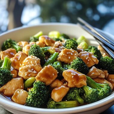 Chinese Chicken and Broccoli Stir Fry