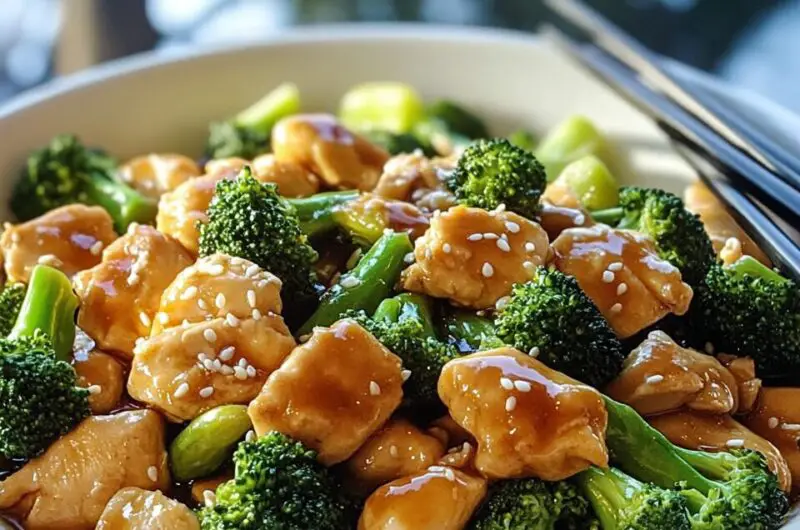 Chinese Chicken and Broccoli Stir Fry