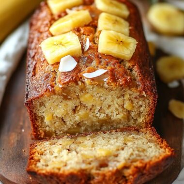 Coconut Pineapple Banana Bread
