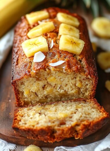 Coconut Pineapple Banana Bread