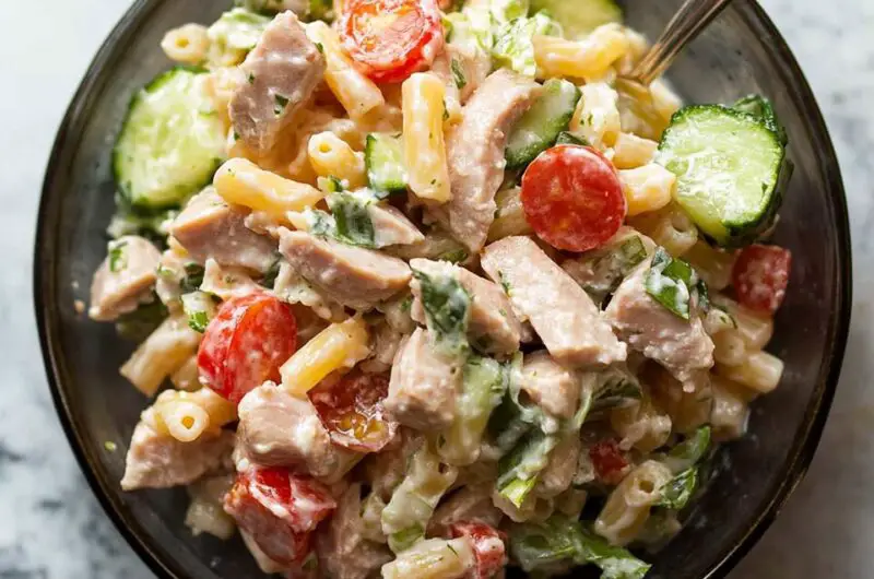 Creamy Tuna Pasta Salad
