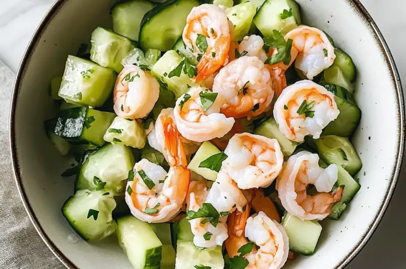 Cucumber Shrimp Salad