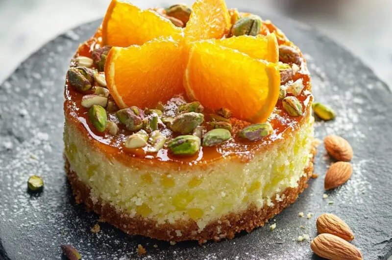 Flourless Orange Pistachio Almond Cake
