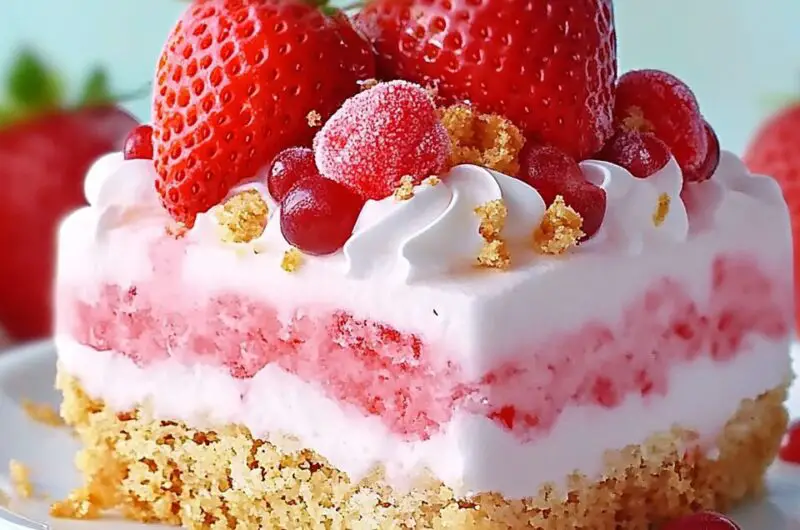 Frozen Strawberry Dessert