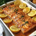 Maple Dijon Baked Salmon