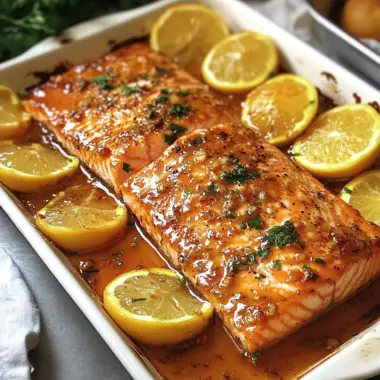 Maple Dijon Baked Salmon
