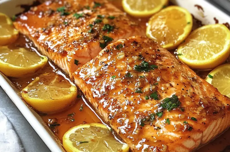 Maple Dijon Baked Salmon