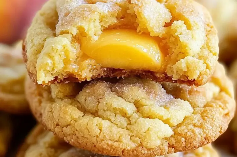 Peach Cobbler Cookies
