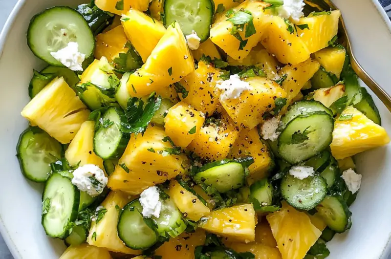 Pineapple Cucumber Salad