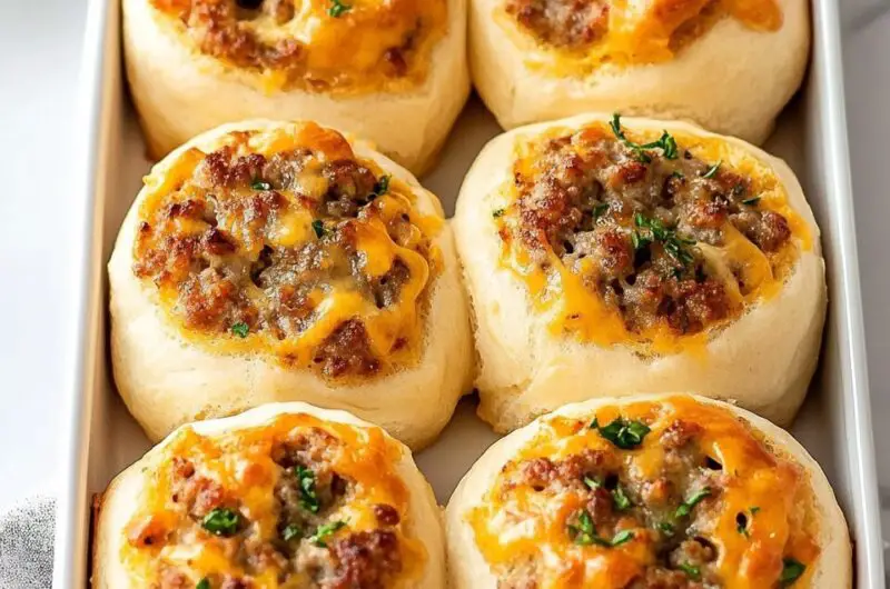 Sausage and Cheese Breakfast Rolls