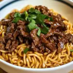 Sticky Hoisin Beef Noodles