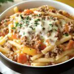 Creamy Rotel Pasta with Ground Beef