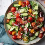 Mediterranean Cucumber Tomato Salad