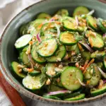 Garlic Soy Cucumber Salad