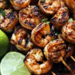 Grilled Margarita Shrimp Kebabs