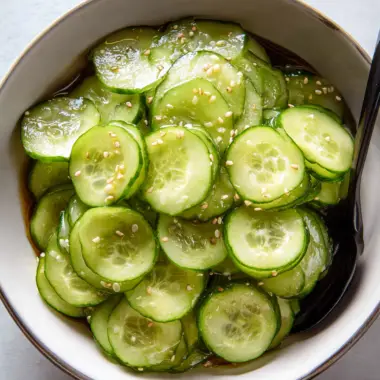 Sweet and Tangy Vinegar Cucumber Salad