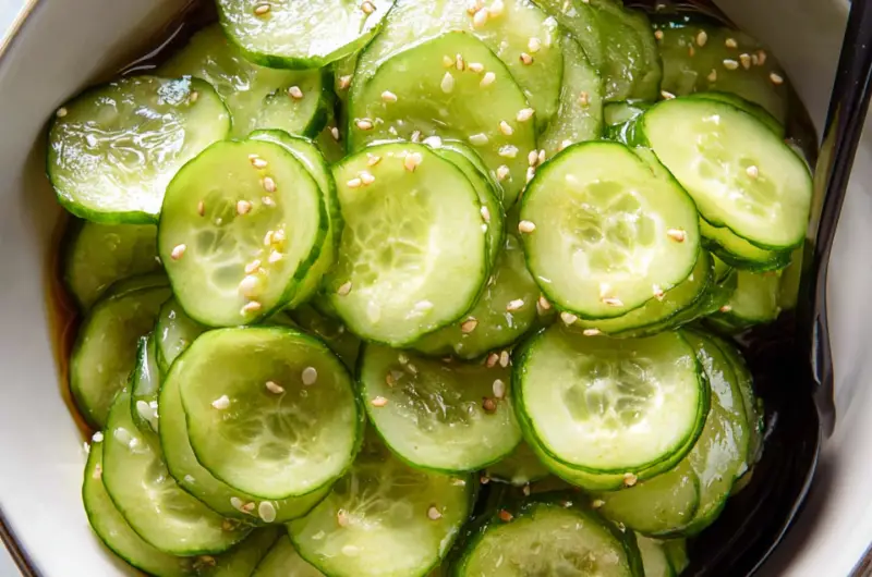 Sweet and Tangy Vinegar Cucumber Salad