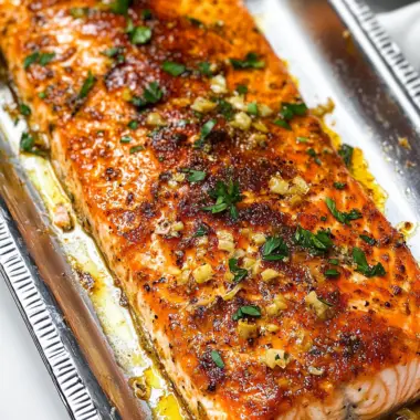 Garlic Butter Baked Salmon
