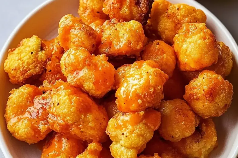Air Fryer Buffalo Cauliflower Bites