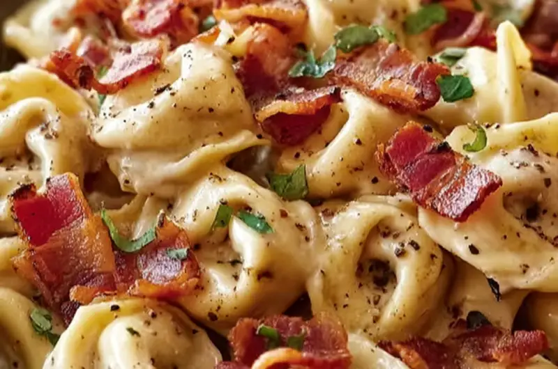 Bacon Cream Cheese Tortellini