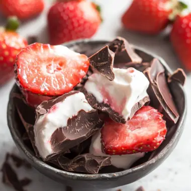 Chocolate Strawberry Yogurt Clusters