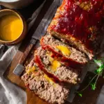 Cheddar Cheese Stuffed Meatloaf