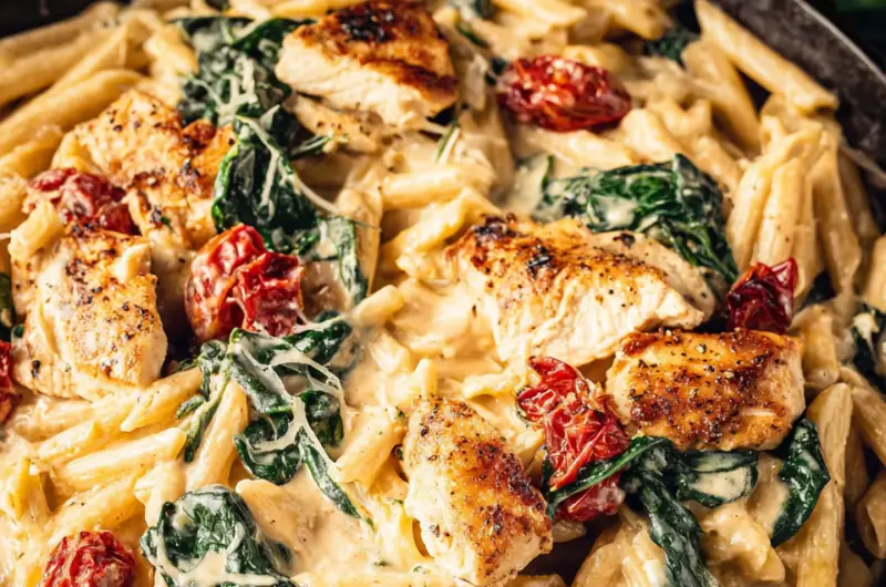 Creamy Tuscan Chicken Pasta