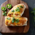 Crispy Cheese Breakfast Burritos