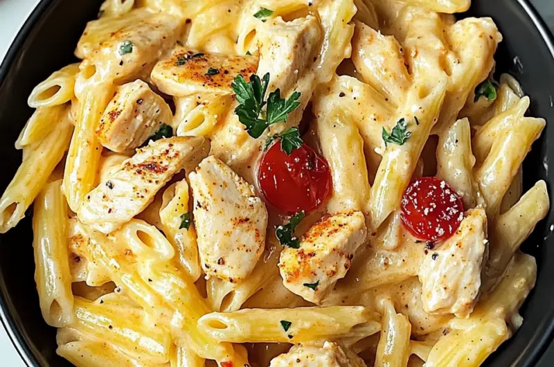Crock Pot Creamy Cajun Chicken Pasta