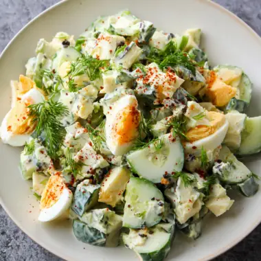 Cucumber Egg Salad