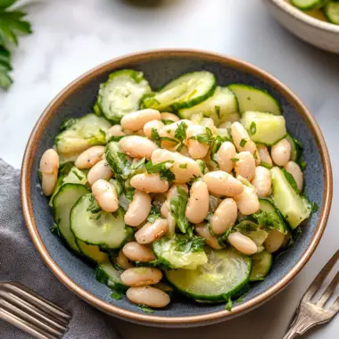 Dilly White Bean & Cucumber Salad