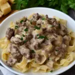 Ground Beef Stroganoff