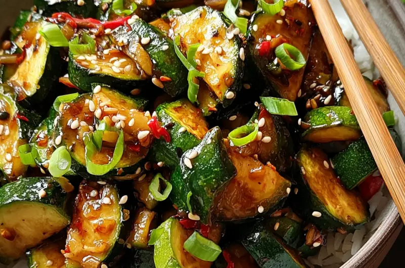 Hibachi Zucchini Stir-Fry