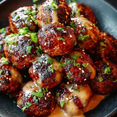 Korean BBQ Meatballs