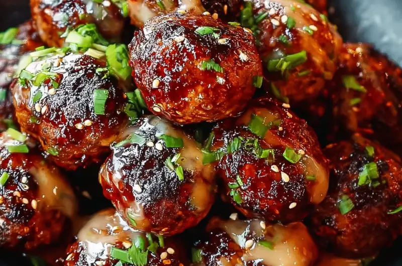 Korean BBQ Meatballs