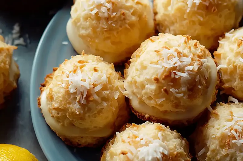Lemon Coconut Cheesecake Cookies