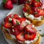 Roasted Strawberry Ricotta Toast