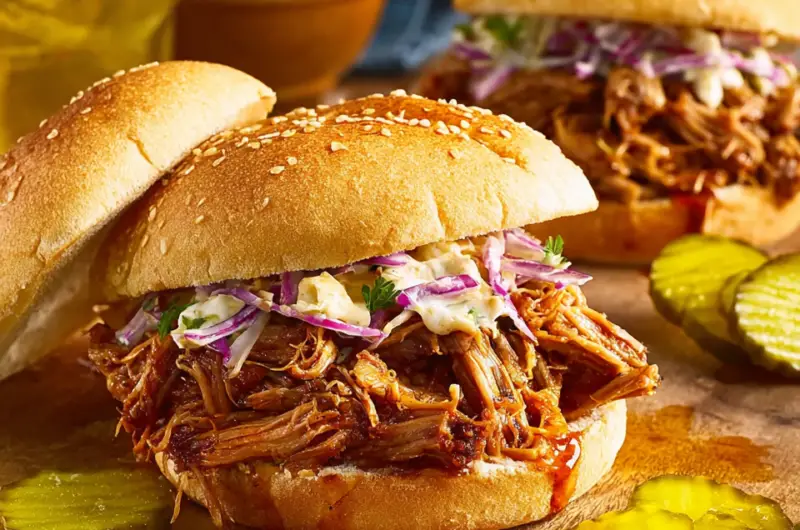 Slow Cooker Texas Pulled Pork