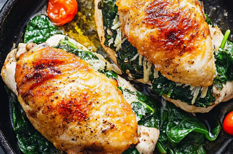 Spinach Stuffed Chicken Breast