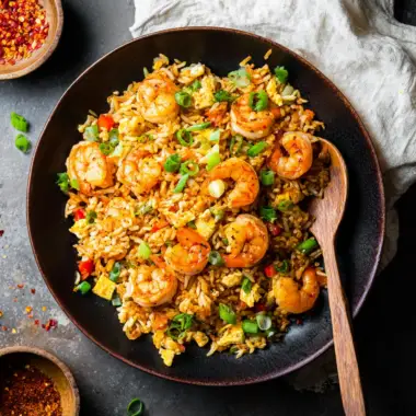 Spicy Shrimp Fried Rice