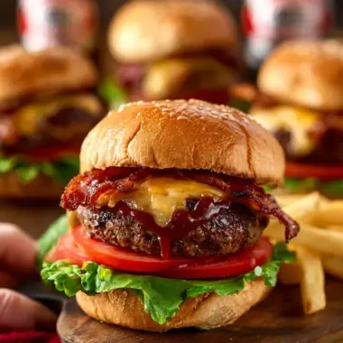 BBQ Bacon Cheeseburgers