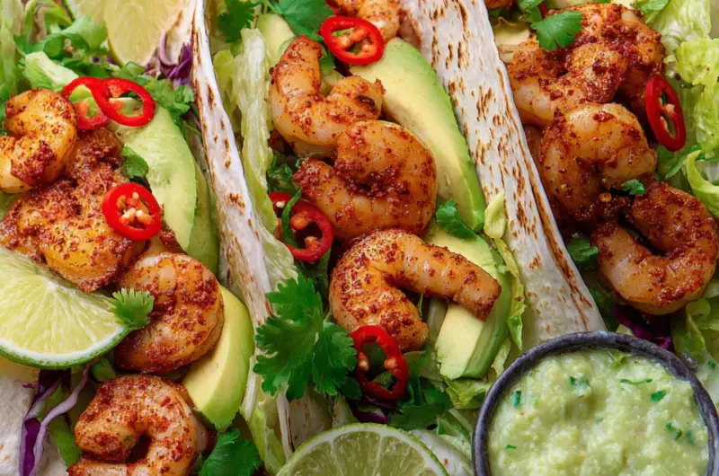 Chili Lime Shrimp Wraps