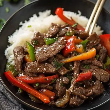 Crockpot Pepper Steak