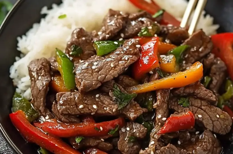 Crockpot Pepper Steak