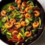 Honey Garlic Shrimp Stir Fry