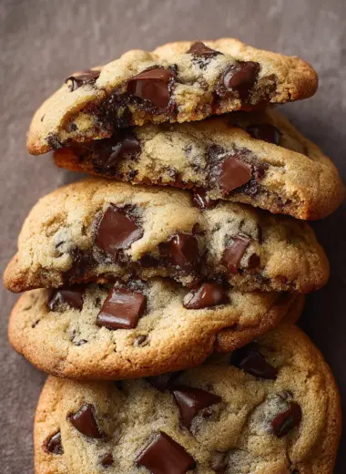 New York Style Chocolate Chip Cookies
