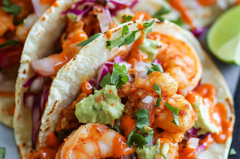 Bang Bang Shrimp Tacos