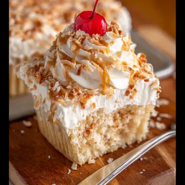 Coconut Tres Leches Cupcakes