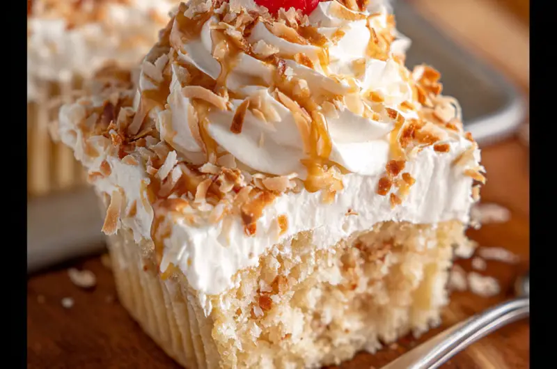 Coconut Tres Leches Cupcakes