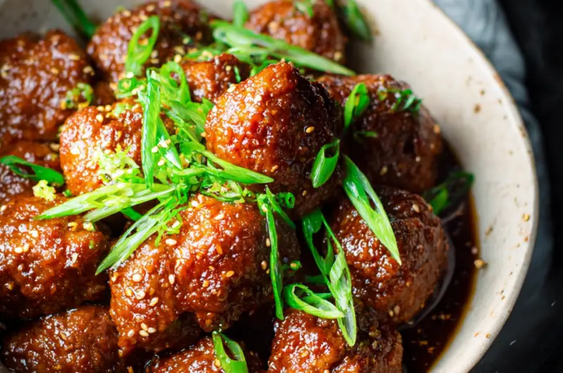 Slow Cooker Teriyaki Meatballs